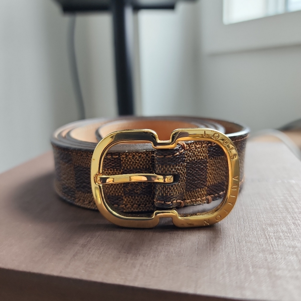 Louis Vuitton Damier 25 85 CM Brown belt